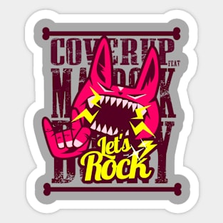 let's rock Sticker